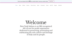 Desktop Screenshot of newyorkitalians.org